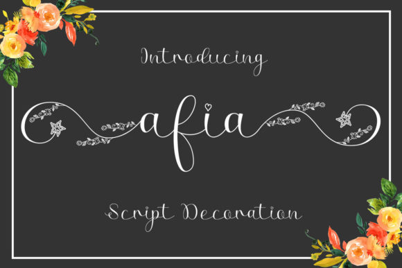 Afia Script: A Magical Script Font for Creative Projects