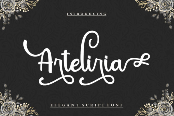 Arteliria Script: A Vintage-Flavored Script Font for Modern Brands