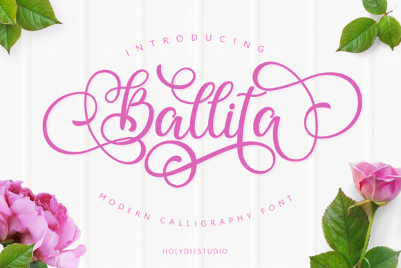 Ballita Script: A Modern Calligraphy Font for Elegant Branding