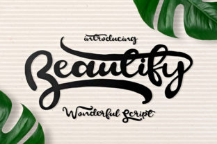 Beautify Script: A Flowing Font for Authentic Design