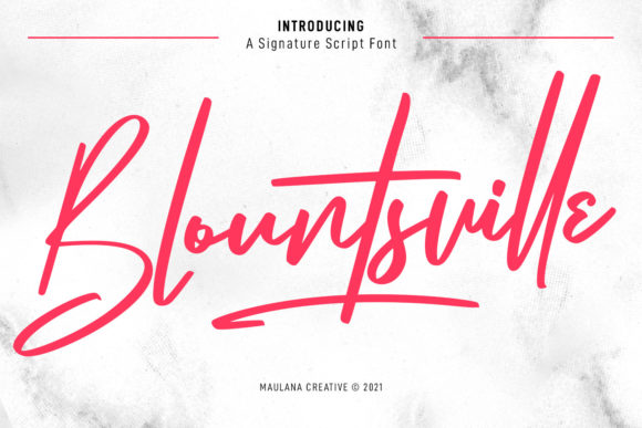 Blountsville Script: Your Go-To for Timeless Brand Elegance