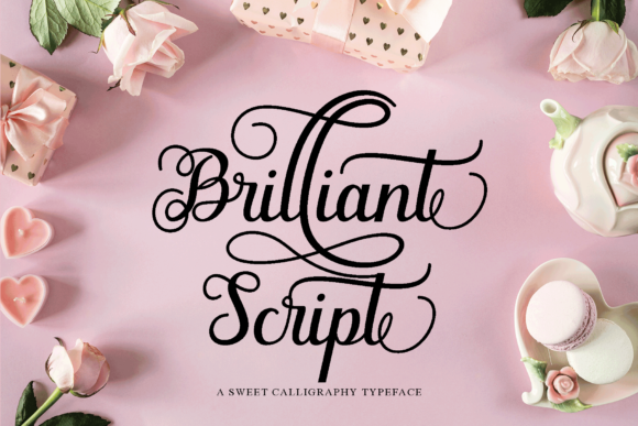 Brilliat Script: A Sweet Calligraphy Typeface for Luxury Designs