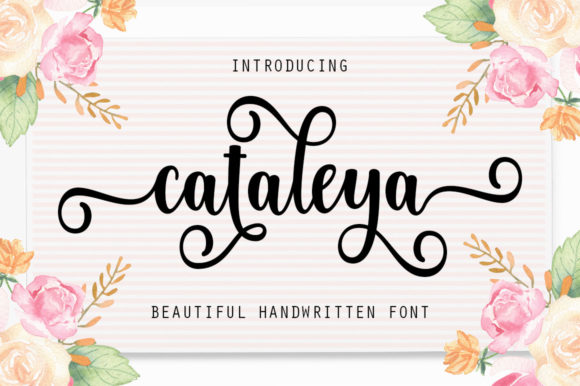 Cataleya Script: Infusing Projects with Timeless Elegance
