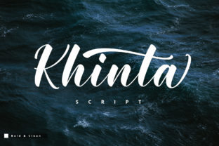 Khinta Script: Bringing Bold, Handwritten Charm to Your Work