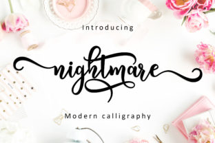 Nightmare Script: A Beautiful Nightmare for Standout Designs