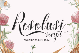 Resolusi Script: Sweet Calligraphy for Modern Designers