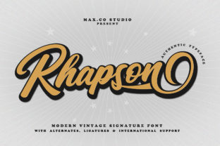 Rhapson Script: A Fresh Take on Vintage Elegance