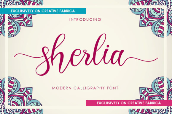 Sherlia Script: A Modern Handwritten Font for Elegant Design