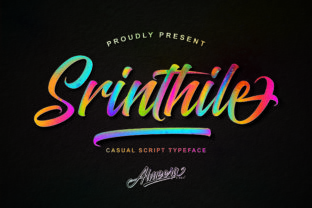 Srinthile Script: A Fun Handwritten Font for Creative Projects